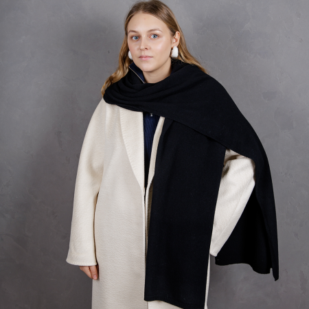 Кашемировый палантин by WoolDom, Блек Опиум