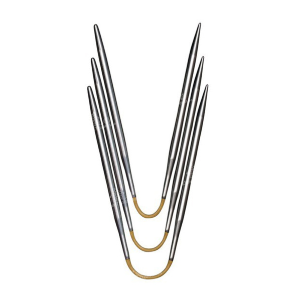 Спицы чулочные гибкие 21 см Addi CraSy Trio Short ,160-2