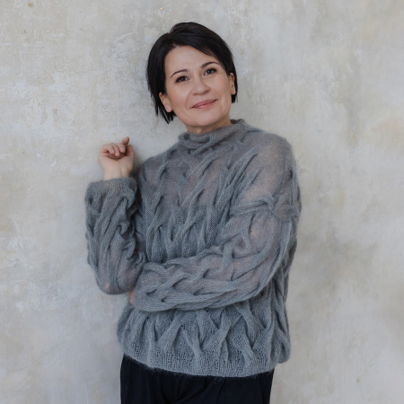 Описание вязания #Свитер_Шарлотка