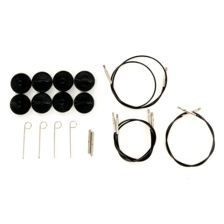 Набор спиц 7 см 9 пар Lykke Driftwood Grey