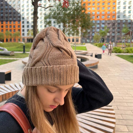 Описание вязания #Шапка_Loro_Piana