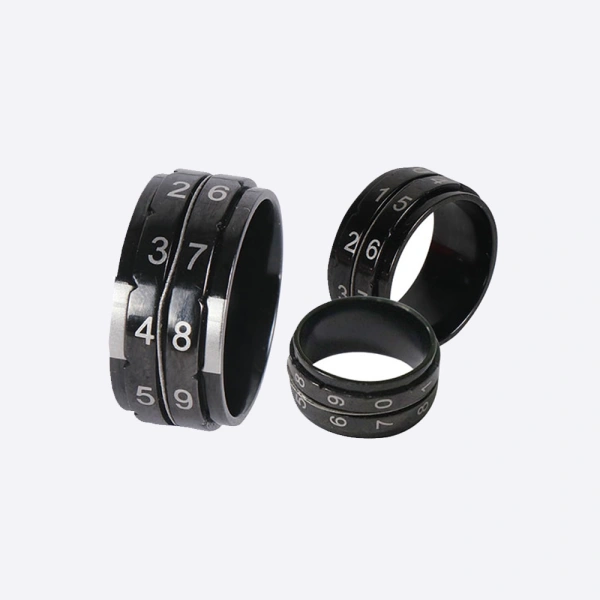 Счетчик рядов, кольцо KnitPro, Цвет черный