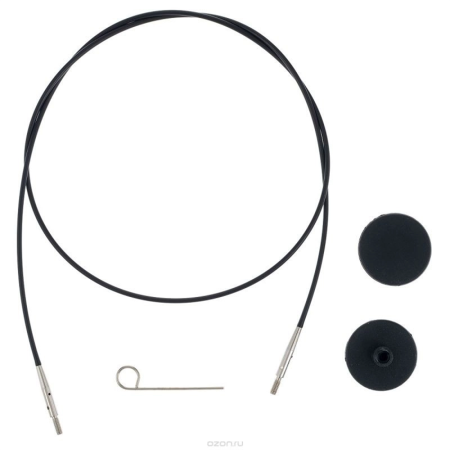 Тросик для съемных спиц, длина 94(120)см, KnitPro, 10524