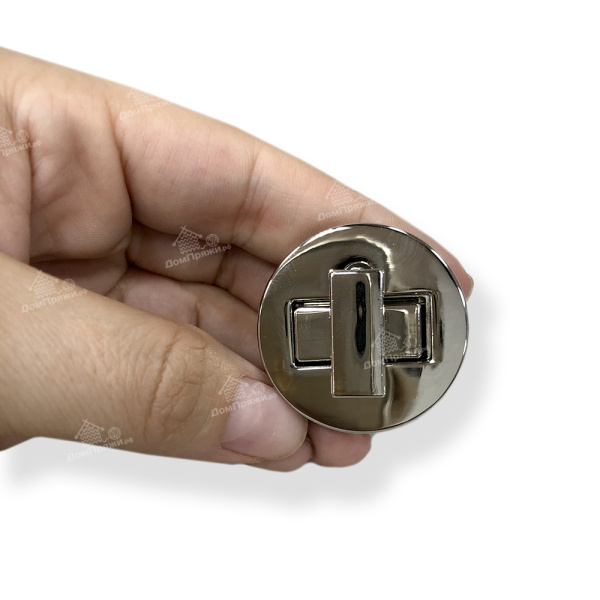Замок для сумки круглый 
