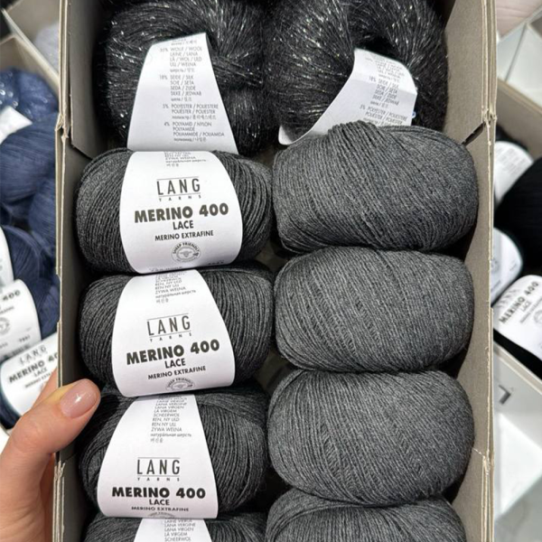 Пряжа Lang Merino 400 Lace