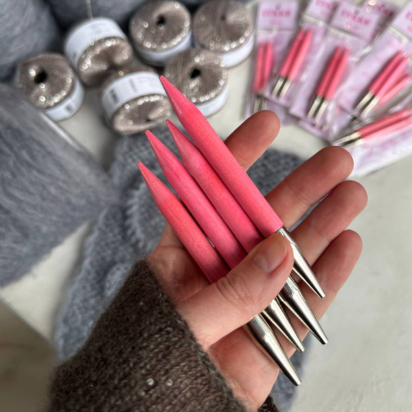 Спицы съемные 7 см Lykke Blush