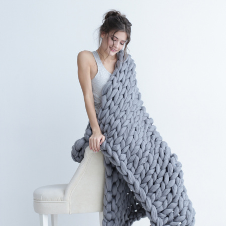 Плед из мериноса, Грифельный