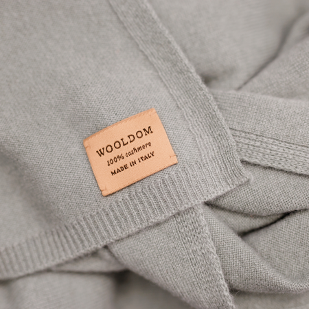 Кашемировый палантин by WoolDom, Пенка латте