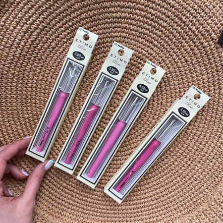 Крючок для вязания с ручкой Etimo Rose Tulip