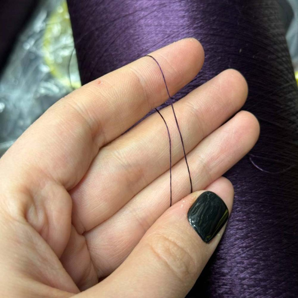 Бобина 100% шелк, Trama 2/90