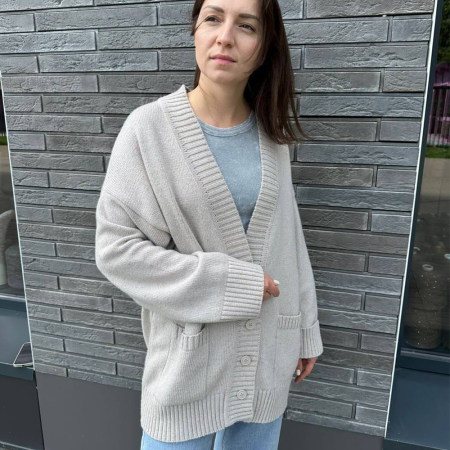 Описание вязания #Кардиган_Сверчок_в_кармане