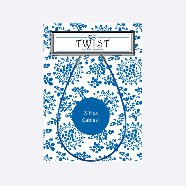 Леска twist x-flex blue cable 20 см, ChiaoGoo