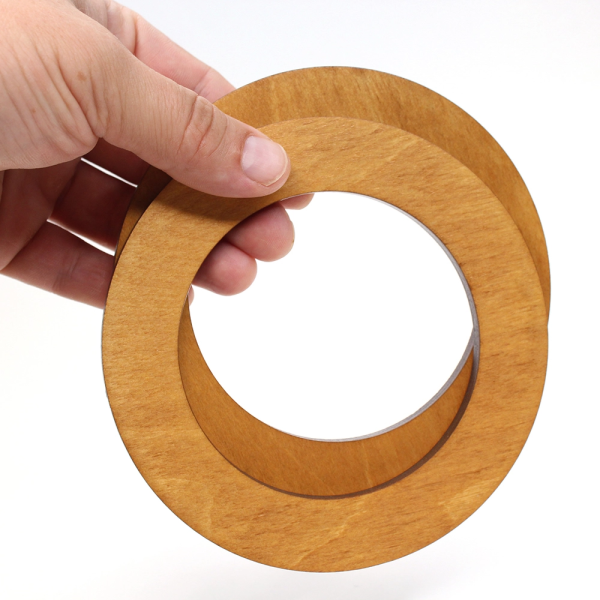 Дизайнерские ручки из дерева, Круг