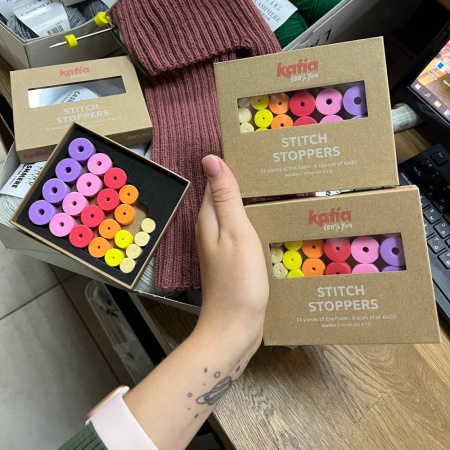 Набор стопперов для спиц 24 шт Katia