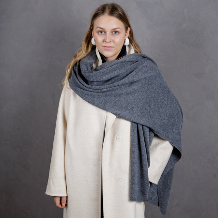 Кашемировый палантин by WoolDom, Галька