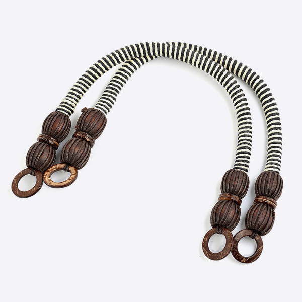 Ручки для сумки шнур вощеный пара