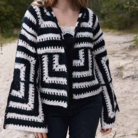 Журнал Lana Grossa: Hakeln N. 07, Сдержанный шик, AW 2024/25