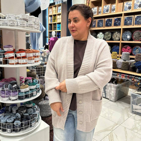 Описание вязания #Кардиган_Сверчок_в_кармане