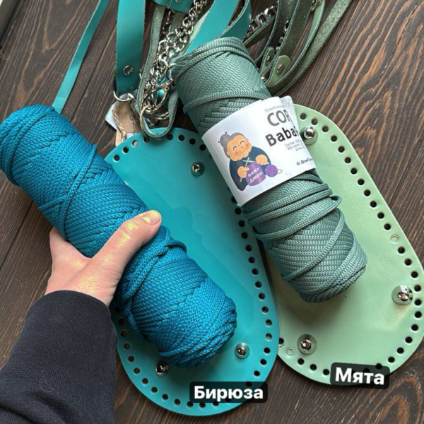 Набор для сумки-торбы из натуральной кожи