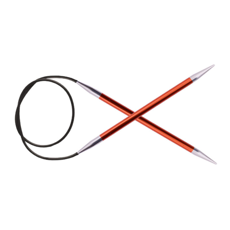 Спицы круговые KnitPro Zing (47167, 9 мм, 100 см)