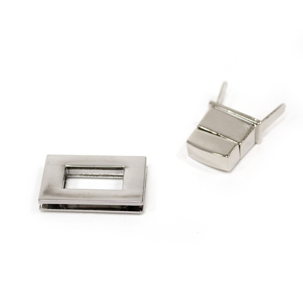 Замок для сумки Прямоугольный 2х3,5 см