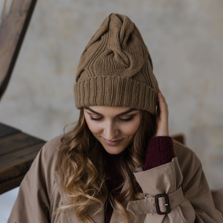 Описание вязания #Шапка_Loro_Piana