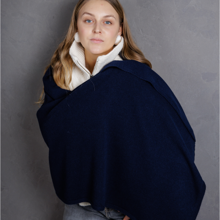 Кашемировый палантин by WoolDom, Ночной экспресс