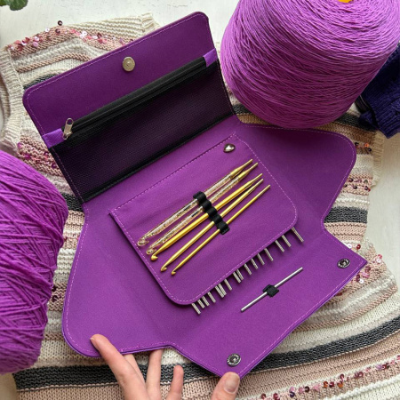 Набор спиц и крючков Addi Wolly Hugs, 680-2