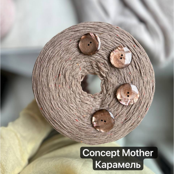 Пуговицы CONCEPT Mother of Pearl, размер 36, 23 мм 