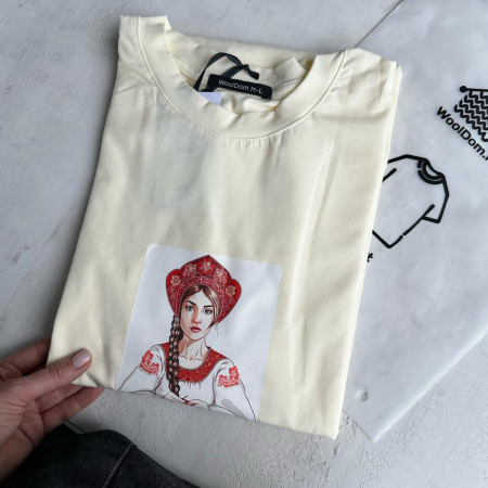 Мерч Футболка "Русская вязальщица"