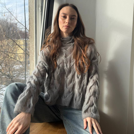 Описание вязания #Свитер_Шарлотка