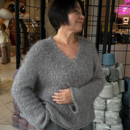 Описание вязания #Джемпер_PADLA