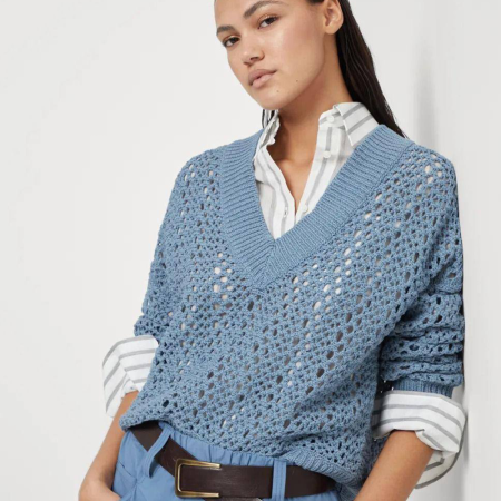 Доступ к онлайн-совместнику. Джемпер в ажуре, я в шоколаде