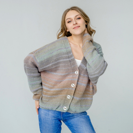 Описание вязания #Бомбер_года