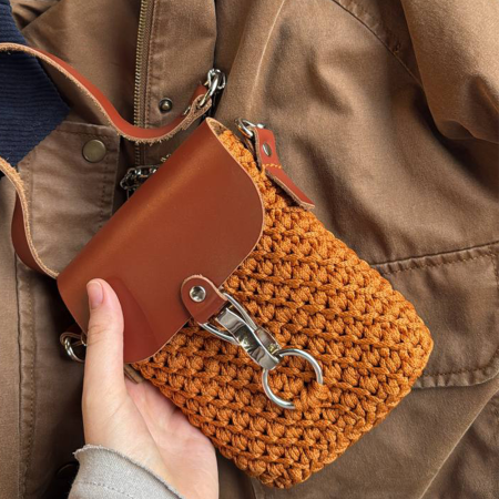 Набор для сумки Миник из натуральной кожи