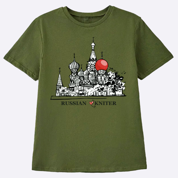 Мерч Футболка "Russian kniter"