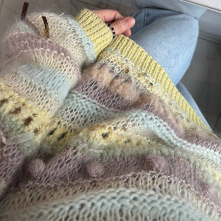 Описание вязания #Джемпер_из_коробочки