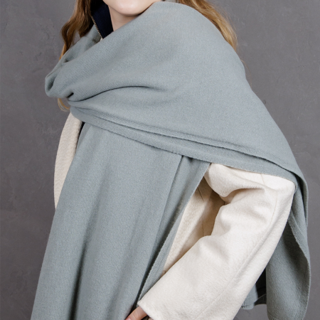 Кашемировый палантин by WoolDom, Эвкалипт