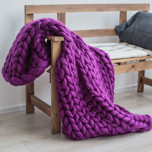 Плед из мериноса, Слива