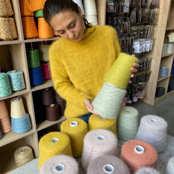 Бобина Ангора Angora Spiky Tweed