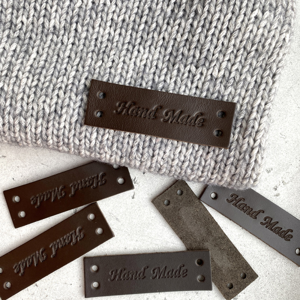 Бирка кожаная Большая 2.5*8 см