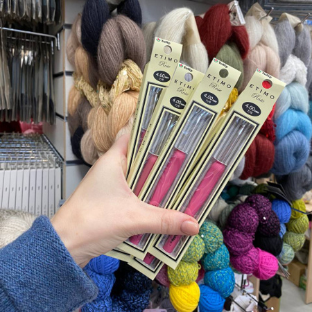 Крючок для вязания с ручкой Etimo Rose Tulip