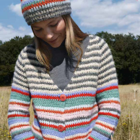 Журнал Lana Grossa: Hakeln N. 07, Сдержанный шик, AW 2024/25