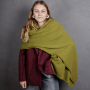 Кашемировый палантин by WoolDom, Лемонграсс