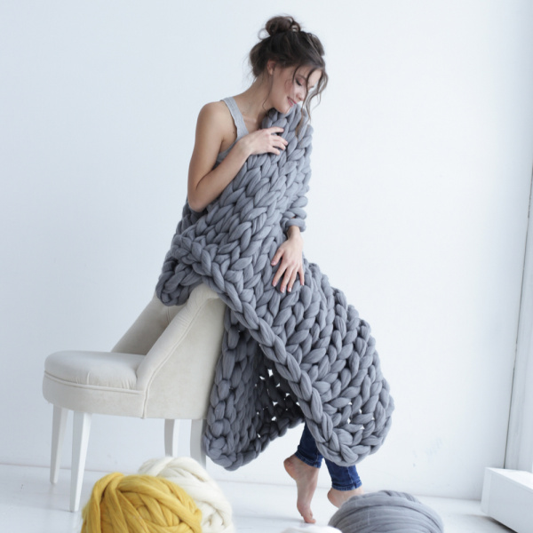 Плед из мериноса, Грифельный