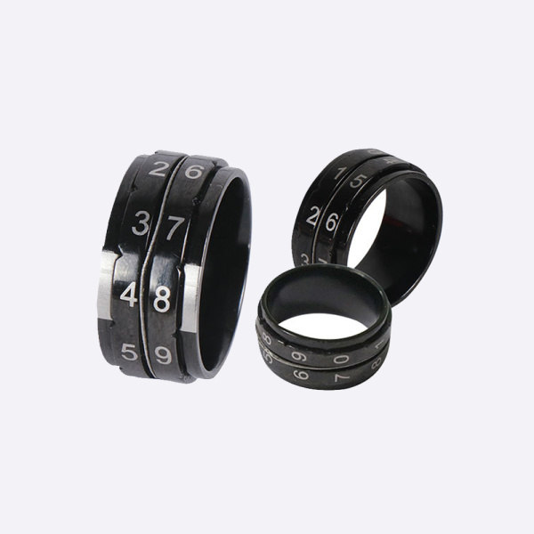 Счетчик рядов, кольцо KnitPro, Цвет черный