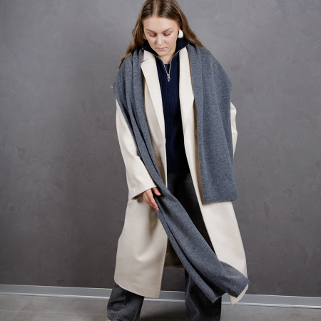 Кашемировый палантин by WoolDom, Галька