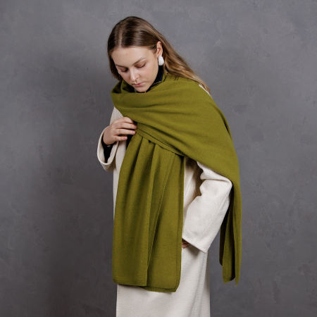 Кашемировый палантин by WoolDom, Лемонграсс