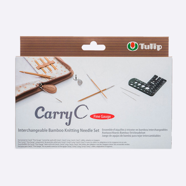 Набор бамбуковых спиц CarryC Fine Gauge Tulip