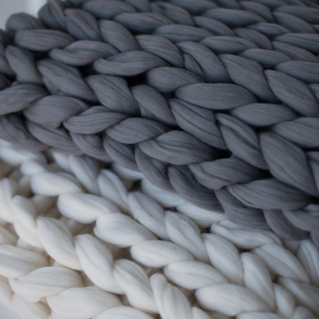 Плед из мериноса, Грифельный